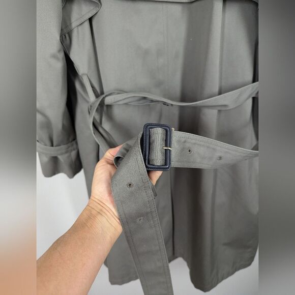 Ralph Lauren Double-Breasted Trench Coat – Size 44S – Detachable Lining & Wool C - Picture 9 of 9